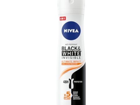 Black&White Invisible Ultimate Impact antyperspirant spray 150ml Supply