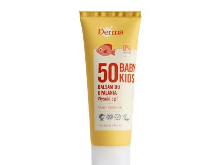 Derma Sun Baby Kids SPF50 balsam przeciwsłoneczny dla dzieci 75ml Discount