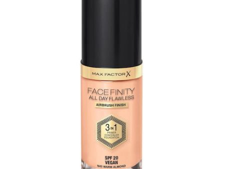 Facefinity All Day Flawless 3w1 kryjący podkład w płynie N45 Warm Almond 30ml Fashion