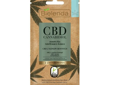 CBD Cannabidiol maseczka nawilżająco-kojąca 8g on Sale