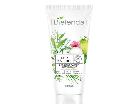 Eco Nature peeling do twarzy detoksykujący Woda Kokosowa & Zielona Herbata & Trawa Cytrynowa 150g on Sale