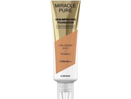 Miracle Pure SPF30 PA+++ podkład poprawiający kondycję skóry 80 Bronze 30ml Online Sale