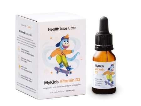 MyKids Vitamin D3 wegańska witamina D w kropelkach dla dzieci suplement diety 9.7ml Fashion