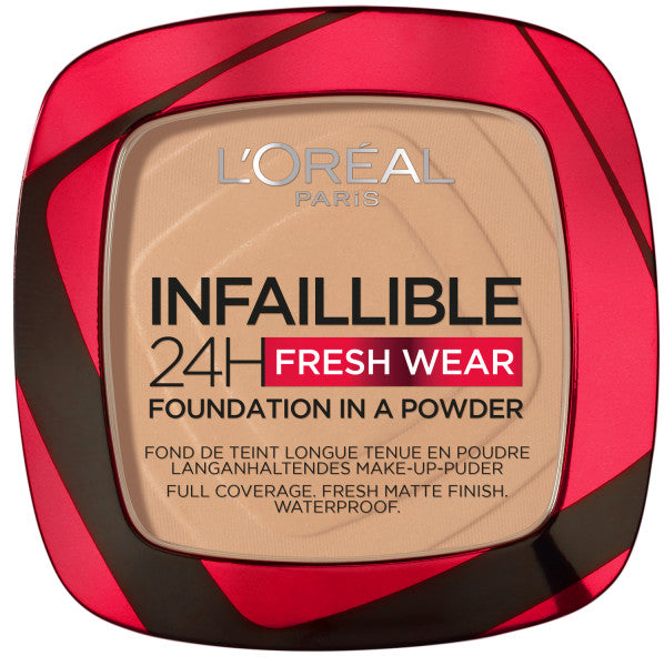 Infaillible 24H Fresh Wear Foundation In A Powder matujący podkład do w pudrze 140 Golden Beige 9g For Cheap