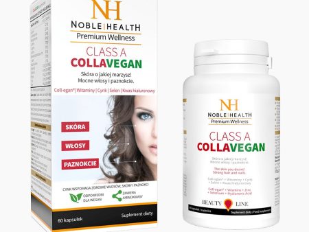 Premium Wellness Class A Collavegan suplement diety na mocne włosy skórę i paznokcie 60 kapsułek Online Sale