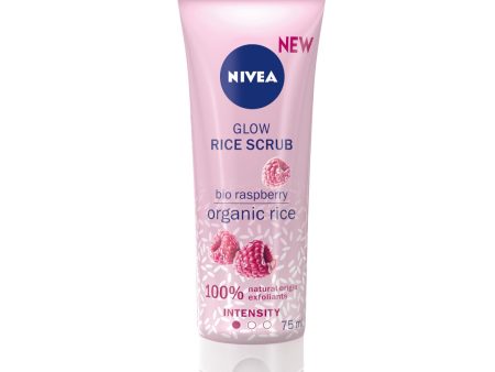 Glow Rice Scrub rozświetlający peeling ryżowy do twarzy z bio malinami 75ml Supply