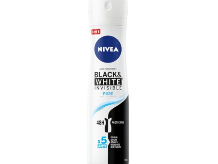 Black&White Invisible Pure antyperspirant spray 150ml Fashion