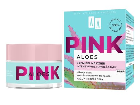 Aloes Pink krem intensywnie nawilżający żelowy na dzień 50ml Online Sale