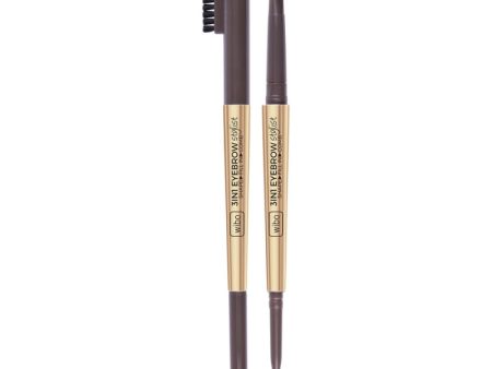 3in1 Eyebrow Stylist kredka do brwi z grzebykiem 2 Dark Brown on Sale