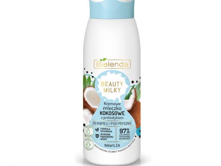 Beauty Milky kremowe mleczko kokosowe z prebiotykiem do kąpieli i pod prysznic 400ml For Sale