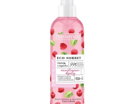 Eco Sorbet tonik w mgiełce nawilżająco-kojący Malina 200ml Online Sale