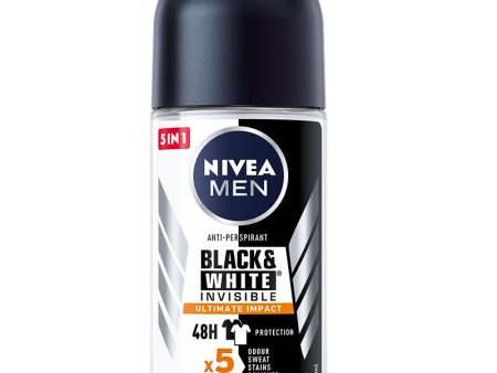 Men Black&White Invisible Ultimate Impact antyperspirant w kulce 50ml Online Sale