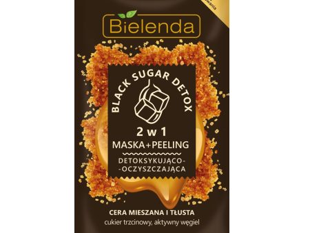 Black Sugar Detox maska+peeling 2w1 detoksykująco-oczyszczająca 8g on Sale