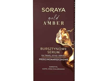 Gold Amber bursztynowe serum przeciwzmarszczkowe na twarz szyję i dekolt 30ml Supply