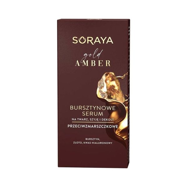 Gold Amber bursztynowe serum przeciwzmarszczkowe na twarz szyję i dekolt 30ml Supply