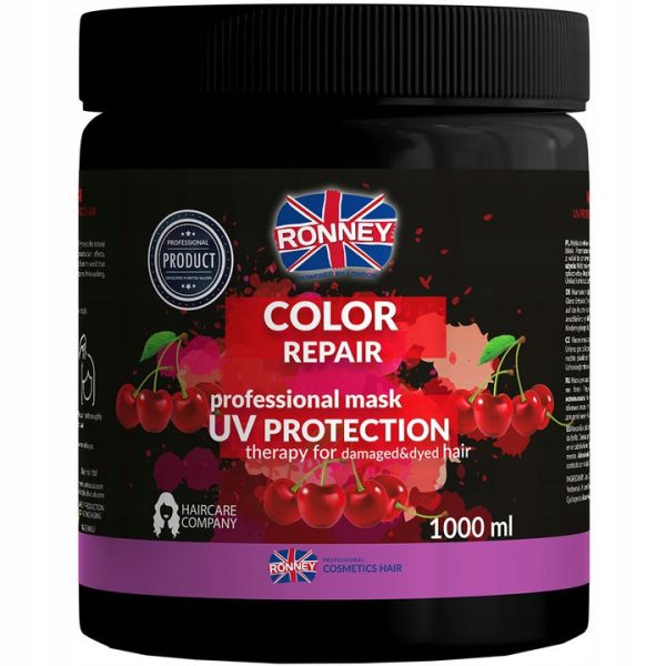 Color Repair Professional Mask UV Protection maska chroniąca kolor z ekstraktem z wiśni 1000ml Online Sale