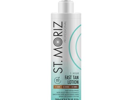 Professional 1 Hour Fast Tan Lotion balsam samoopalający do ciała i twarzy 200ml Fashion