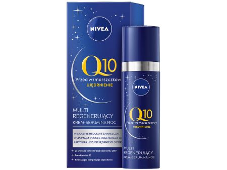 Q10 Ujędrnienie przeciwzmarszczkowy multi regenerujący krem-serum na noc 30ml Cheap