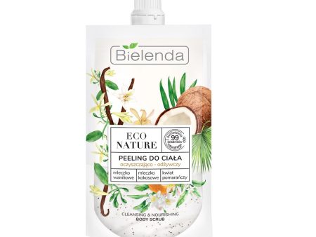 Eco Nature peeling do ciała oczyszczająco-odżywczy Mleczko Waniliowe & Kokosowe & Kwiat Pomarańczy 100g Online