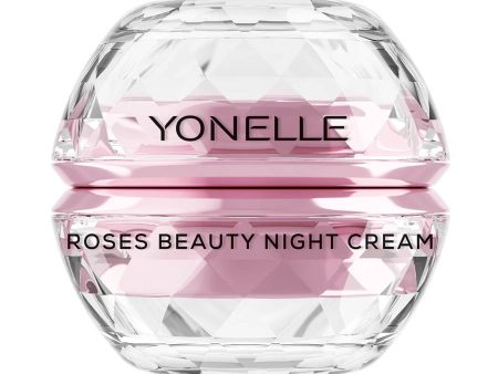 Roses Beauty Night Cream krem piękności do twarzy i pod oczy na noc 50ml Fashion