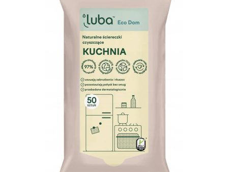 Eco Dom naturalne ściereczki czyszczące Kuchnia 50szt For Sale