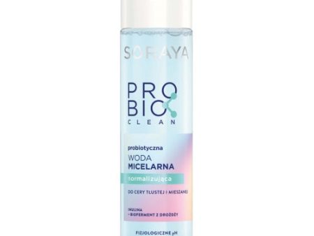 Probio Clean probiotyczna woda micelarna normalizująca do cery tłustej i mieszanej 250ml Online Hot Sale