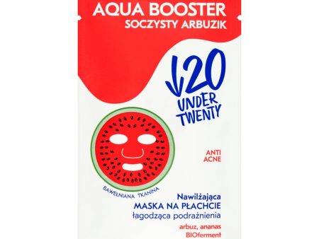 Anti Acne Aqua Booster nawilżająca maska na płachcie łagodząca podrażnienia For Cheap