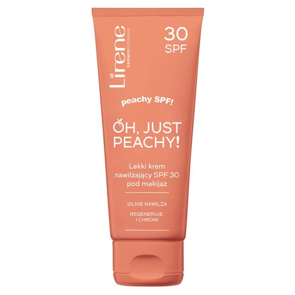 Oh Just Peachy! lekki krem nawilżający SPF30 pod makijaż 50ml Online Sale