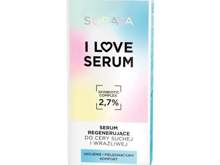 I Love Serum serum regenerujące do cery suchej i wrażliwej 30ml Sale