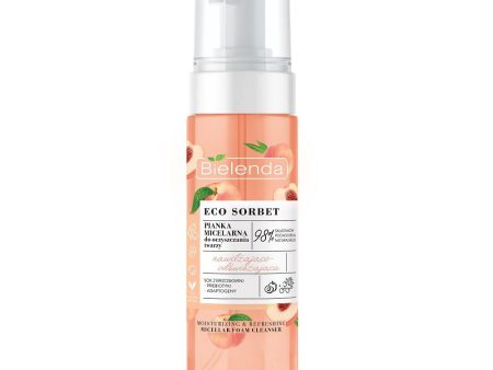 Eco Sorbet pianka micelarna do oczyszczania twarzy nawilżająco-odświeżająca Brzoskwinia 150ml on Sale