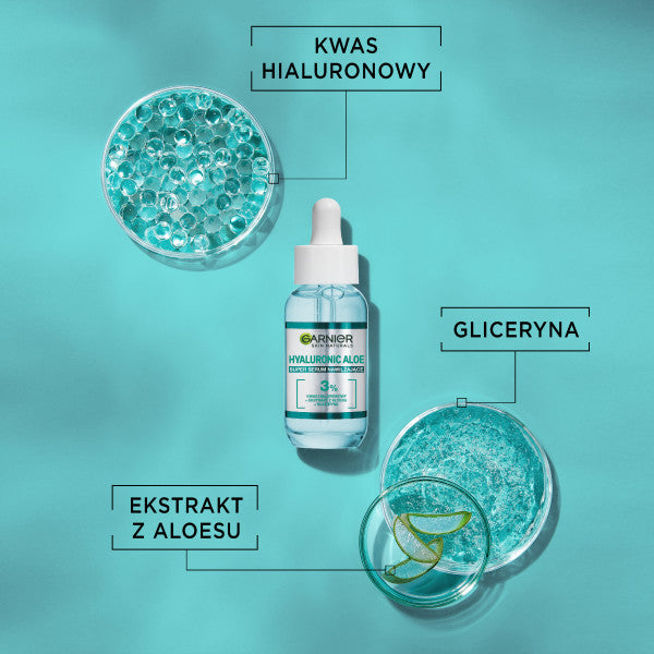 Hyaluronic Aloe super serum nawilżające do każdego typu cery 30ml Online Hot Sale