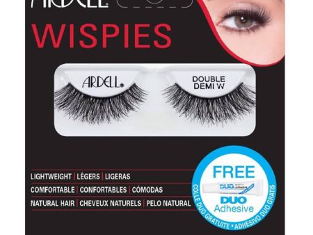 Wispies Double Demi W para sztucznych rzęs Black + Duo Adhesive klej do rzęs 1g Online now