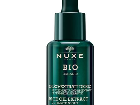 Bio Organic regenerujące serum do twarzy na noc z ekstraktem z oleju ryżowego 30ml Fashion