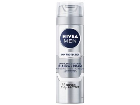 Men Skin Protection pianka do golenia Silver Protect 200ml on Sale