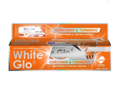 Curcumin & Turmeric Toothpaste wybielająca pasta do zębów z kurkuminą i kurkumą 150g 100ml + szczoteczka Online Sale