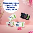 Biodegradable Cleansing Wipes biodegradowalne łagodzące chusteczki do demakijażu 25szt Fashion