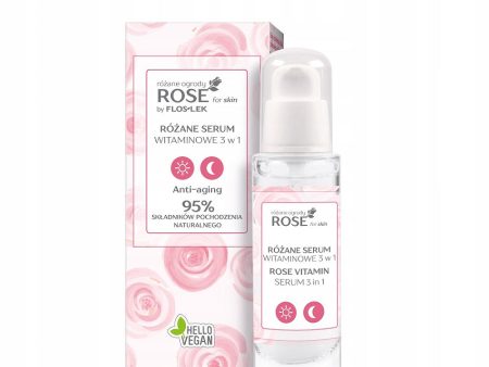 Rose For Skin różane serum witaminowe 3w1 30ml Sale