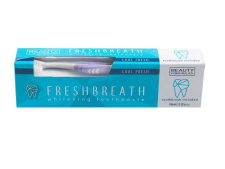 Freshbreath Whitening Toothpaste wybielająca pasta do zębów 100ml + szczoteczka do zębów For Cheap