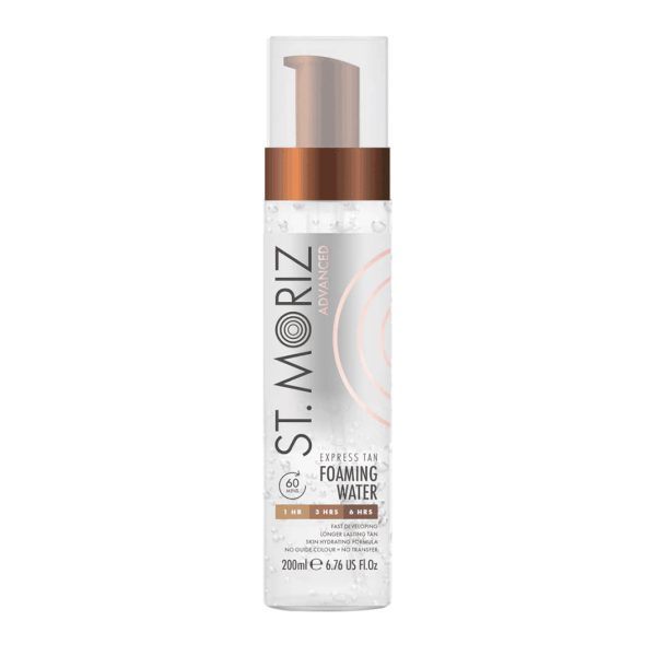 Advanced Express Tan Foaming Water bezbarwna pianka samoopalająca do ciała i twarzy 200ml Hot on Sale