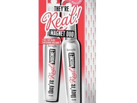 They re Real! Magnet Mascara Duo zestaw ekstremalnie wydłużający tusz do rzęs Black 2x9g Sale