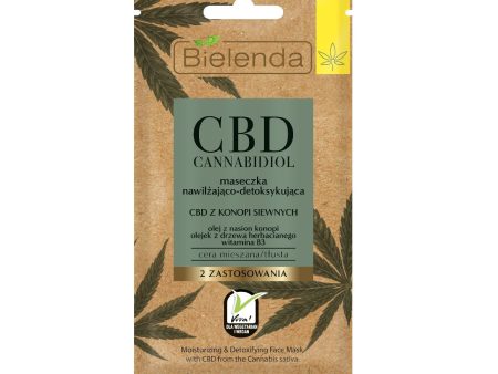 CBD Cannabidiol maseczka nawilżająco-detoksykująca 8g Discount