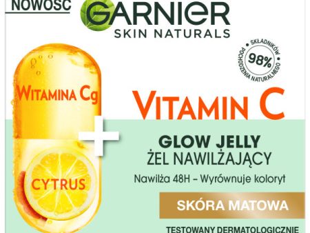 Skin Naturals Vitamin C Glow Jelly żel nawilżający do twarzy Witamina Cg + Cytrus 50ml For Sale