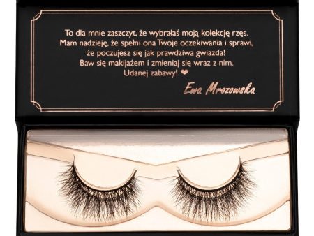 False Eyelashes sztuczne rzęsy na pasku Ice Princess 1 para For Cheap