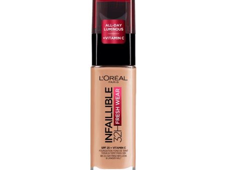 Infallible 32H Fresh Wear Foundation długotrwały podkład do twarzy 160 Rose Linen 30ml For Discount