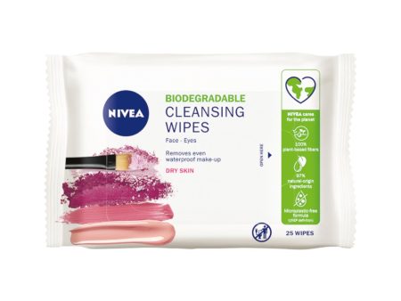 Biodegradable Cleansing Wipes biodegradowalne łagodzące chusteczki do demakijażu 25szt Fashion