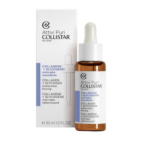 Attivi Puri Collagen + Glycogen Antiwrinkle Firming ujędrniające serum do twarzy z kwasem hialuronowym i glikogenem 30ml Fashion