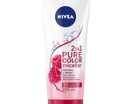 Pure Color Micellar 2in1 micelarna odżywka + maska do włosów farbowanych 200ml For Sale