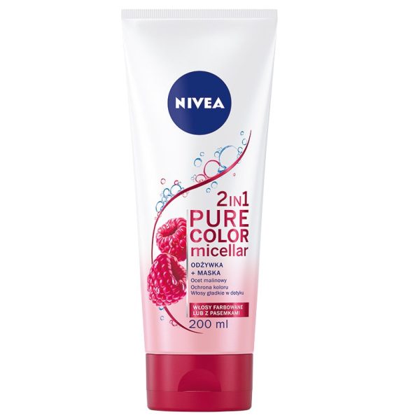 Pure Color Micellar 2in1 micelarna odżywka + maska do włosów farbowanych 200ml For Sale