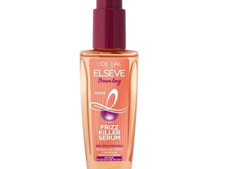 Elseve Dream Long Frizz Killer serum przeciw puszeniu się włosów bez spłukiwania 100ml Cheap