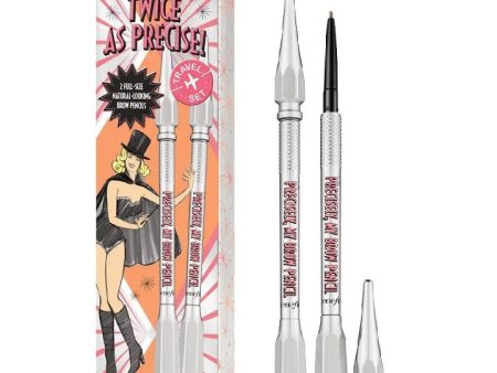 Twice As Precise! My Brow Pencil Duo Travel Set zestaw kredka do brwi 3 Warm Light Brown 2x0.08g Sale